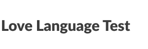 Love Language Test